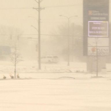 VIDEO: Spring blizzard brings severe storms to the heartland of the US