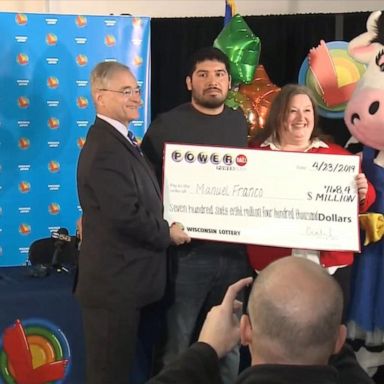 VIDEO: Wisconsin man wins $768M Powerball jackpot