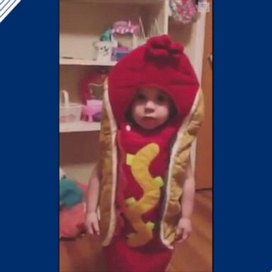 After her big sister got approval to wear a Frozen-themed costume to bed, this little girl in Alabama wanted to wear a costume, too.