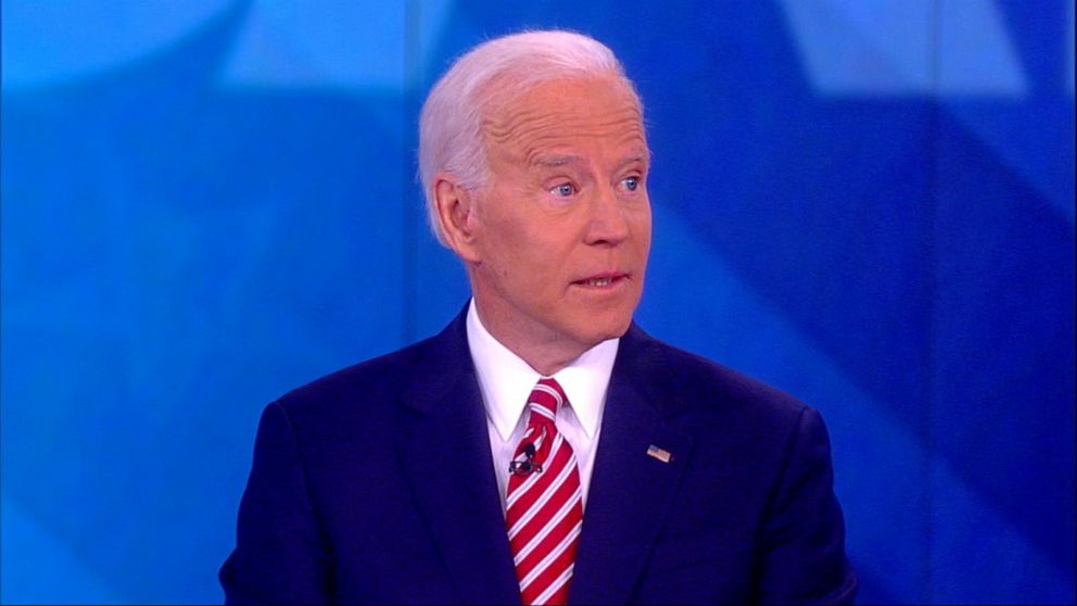 Video Biden gets emotional during 'The View' appearance - ABC News
