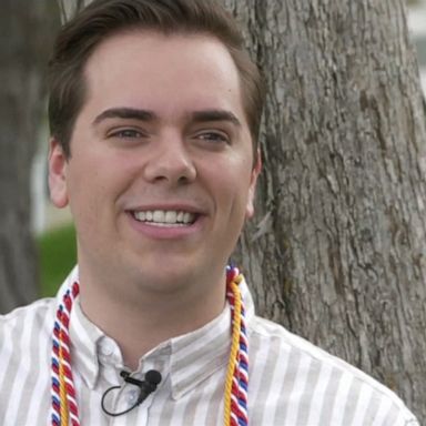 Matt Easton gave a speech to remember during his college's convocation ceremony when he announced he is gay for the first time publicly. 