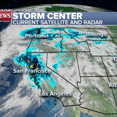 The unusually late winter-like storm that hit California on Wednesday is continuing through this morning.