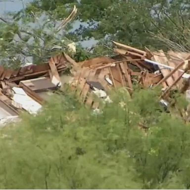 VIDEO: Tornado outbreak hits Kansas, Oklahoma over the weekend 