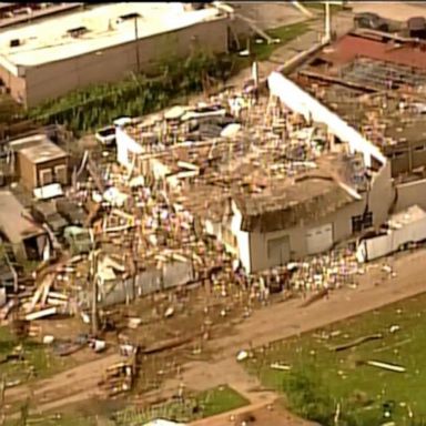 VIDEO: Widespread damage in Dayton, Ohio, after deadly tornadoes tear through city