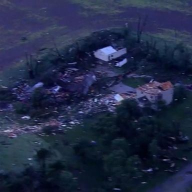 VIDEO: Tornado hits Kansas leaving 11 people injured, path of damage