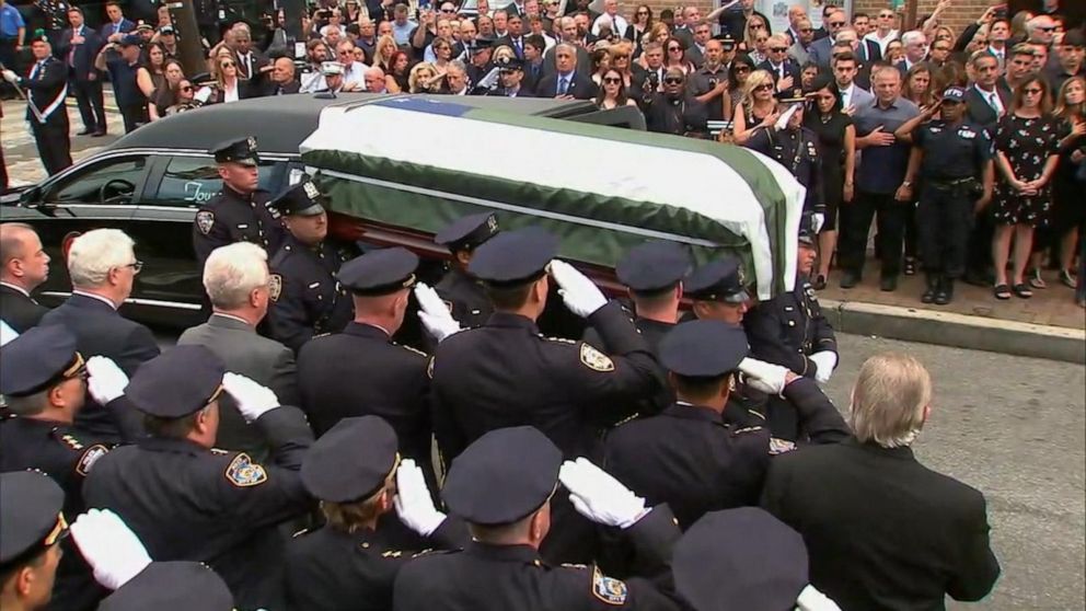 9/11 responder mourned at emotional funeral Video - ABC News
