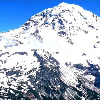 Four climbers were rescued from Mount Rainier's Liberty Ridge after attempts had been thwarted by high winds and harsh weather for several days.