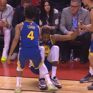 VIDEO: Warriors defeat Raptors by 1 point in game 5 of the NBA Finals