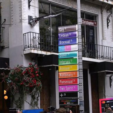 VIDEO: "Acceptance Street" unveiled in NYC in honor of Pride 