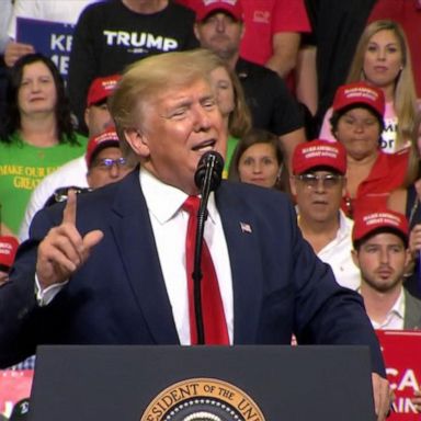 VIDEO: Trump pulls out 2016 playbook at re-election rally 