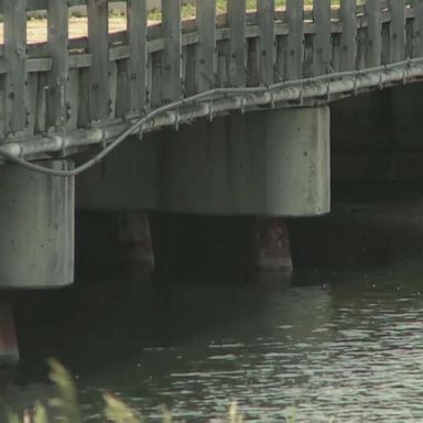 Christopher Schultz, 31, was at Detroit Lakes in Minnesota Saturday night when his 3-year-old fell from a bridge into the water.