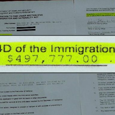 Edith Espinal, who emigrated from Mexico, was fined for avoiding deportation while taking sanctuary in an Ohio church since October 2017. 