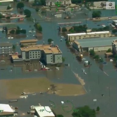 VIDEO: Aerial footage of devastating flooding in Nebraska