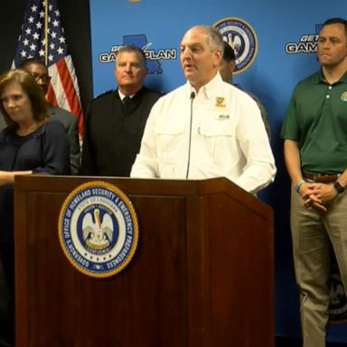 Louisiana governor gives update on storm system heading towards the state