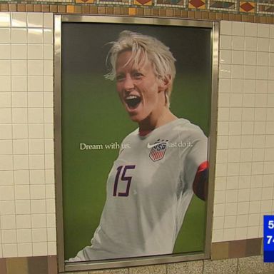 NYPD investigating hate crime following vandalism of images of Megan Rapinoe