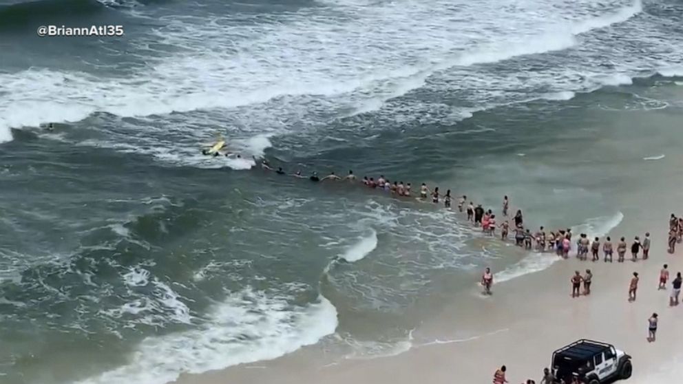 40 rescues from rip currents in Panama City Beach Video ABC News