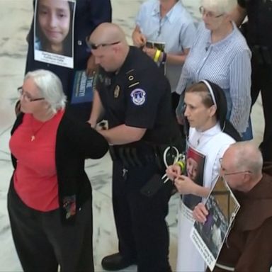 Capitol Police arrest 70 in immigration protests Capitol Police arrested 70 people in the Capitol Rotunda on Thursday, as demonstrators gathered to protest the Trump administration's immigration policies.