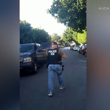 Neighbor attempts to intervene as mother of 2 detained by ICE