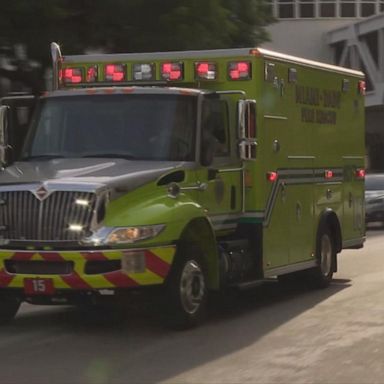 An ambulance rushed the 40-year-old man from Key Biscayne to Jackson Memorial Hospital on Saturday morning. 