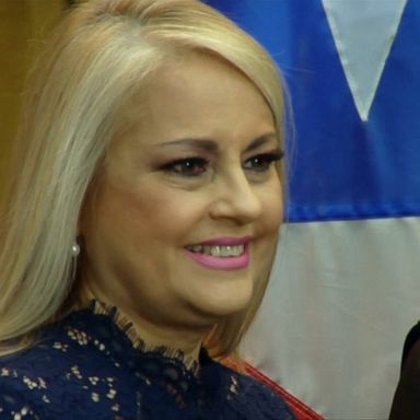 Wanda Vazquez sworn in as Puerto Rico's new governor 