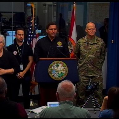 Gov. Ron DeSantis briefed the press Saturday morning on Florida’s continued preparations ahead of Hurricane Dorian.