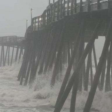 VIDEO: Hurricane Dorian makes landfall in North Carolina