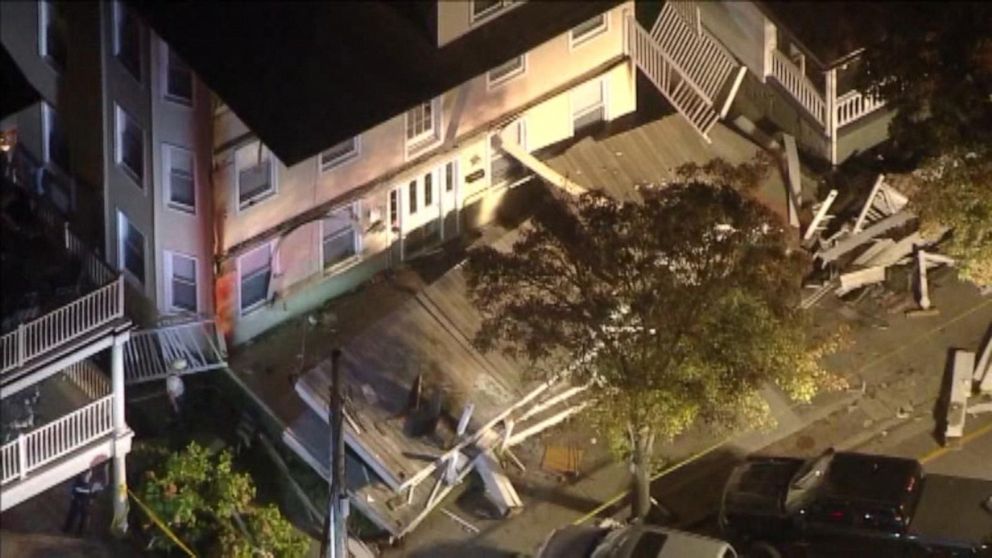 Video Collapsed deck in New Jersey injures at least 21 - ABC News