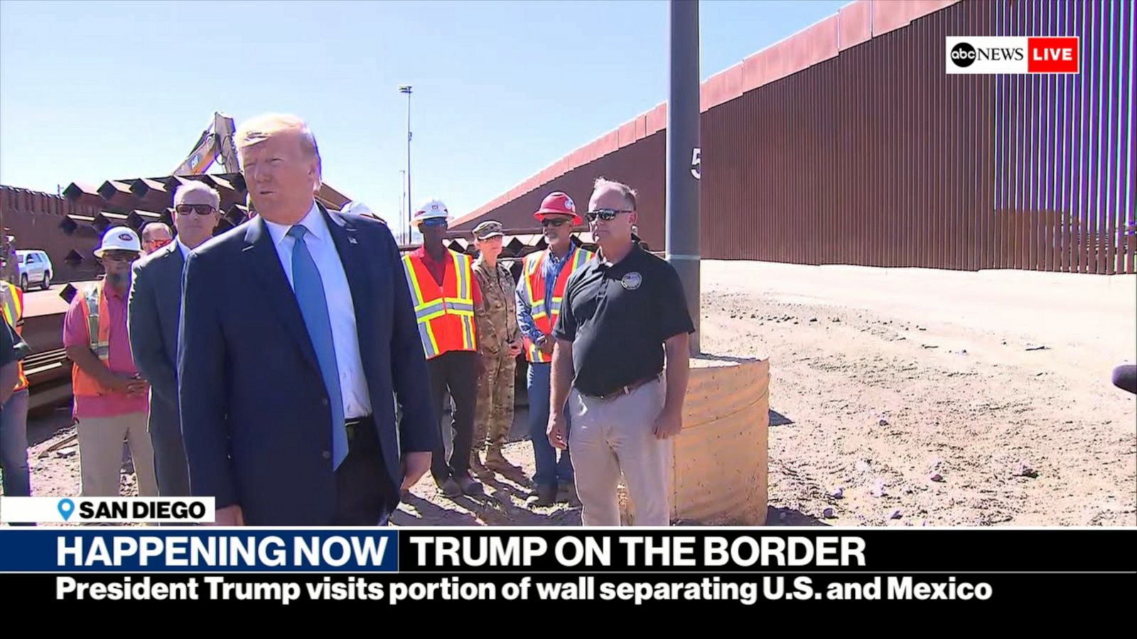 President Trump discusses updates to border wall - Good Morning America