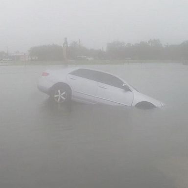 VIDEO: Remnants of Tropical Storm Imelda slam Southeast Texas