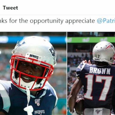 Antonio Brown released by the Patriots