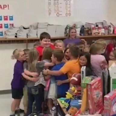 VIDEO: 3rd graders organize 'toy drive' for classmate who lost belongings in house fire