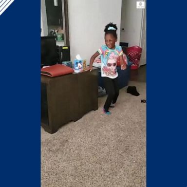 VIDEO: 6-year-old girl with cerebral palsy has the sweetest reaction to taking steps unaided