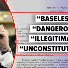 White House is refusing to cooperate with impeachment inquiry