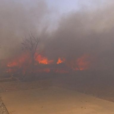 VIDEO: Dangerous wildfire breaks out in California