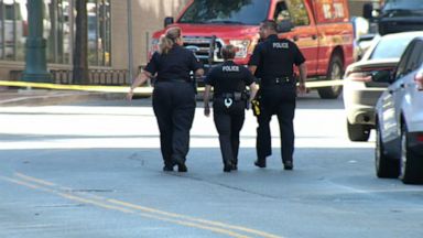 A Maryland police officer was shot just outside of Washington, D.C., after reporting a disorderly subject in a parking garage shortly before 9 a.m. Monday.