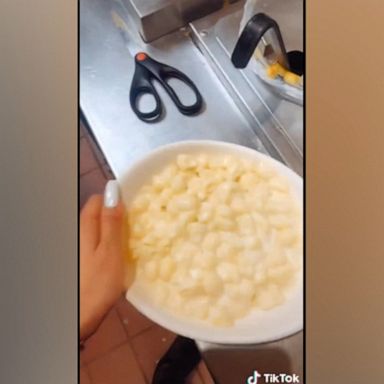 A video of mac and cheese being prepared inside a kitchen at one Panera Bread location has quickly gained attention online.