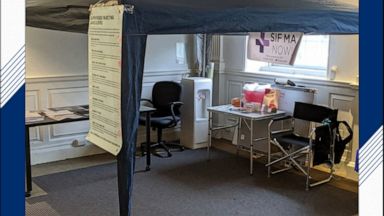 religion Mock safe-injection site displayed in Boston