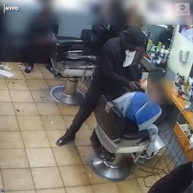 VIDEO: Man robbed while getting haircut at Brooklyn barbershop