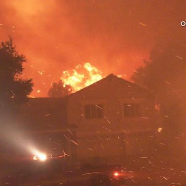 VIDEO: Wildfire scorches California wine country causing major damage