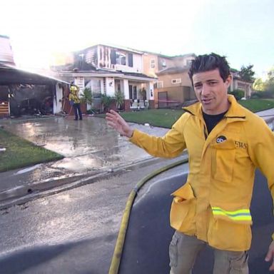 VIDEO: California wildfires causing major damage to homes