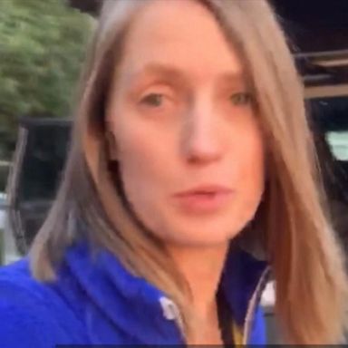 PHOTO: VIDEO: Getty Fire forces ABC News correspondent to evacuate