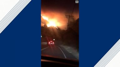 religion VIDEO: Driver captures terrifying footage of Getty Fire