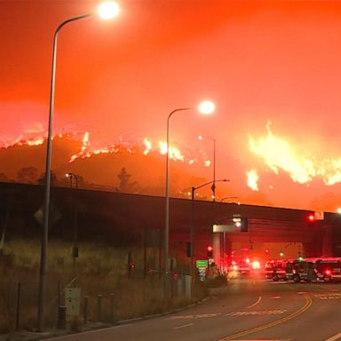 VIDEO: Wind gust causes major evacuations in California 