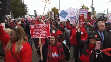 The union has requested that the school system schedule make-up days for time lost to the strike, but Chicago Mayor Lori Lightfoot has said the days won't be made up.