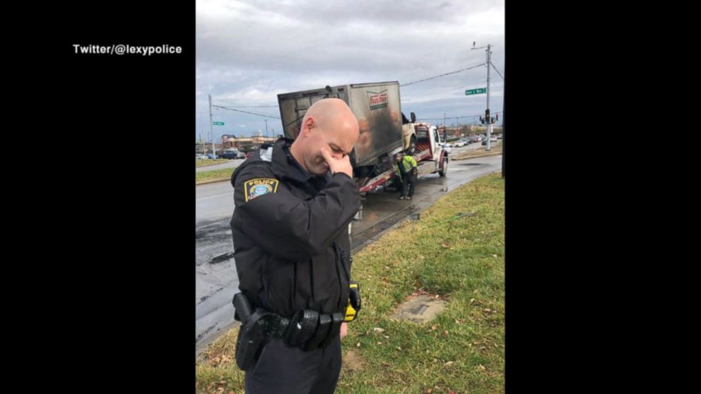 Video Police Send Condolences To Officers Mourning Burned Krispy Kreme ...