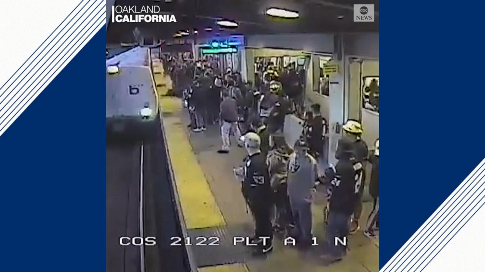 Man rescued seconds before being hit by subway train - Good Morning America