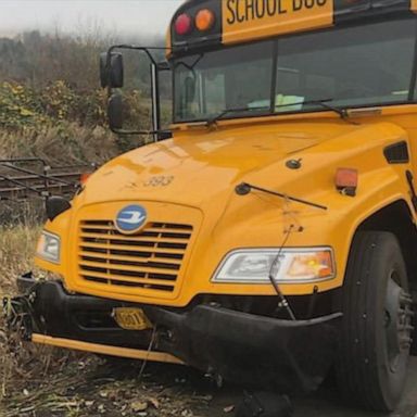 VIDEO: Video shows inside of Oregon school bus involved in crash