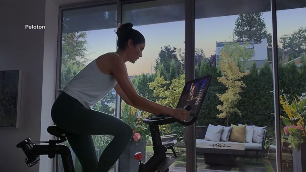 peloton stationary bike commercial