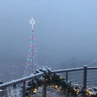 Blanket of snow creates winter wonderland 