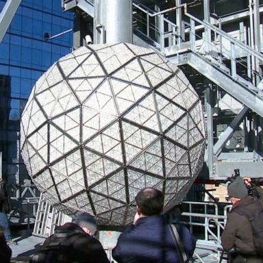 The theme of the 2020 New Year's Eve Ball is the Gift of Goodwill.